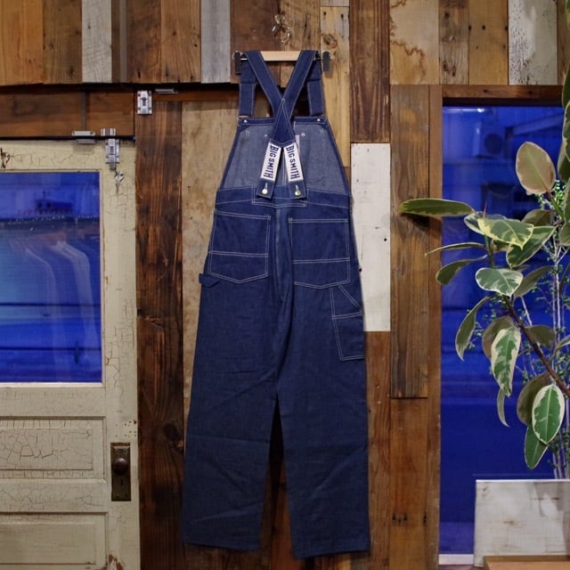 Non Wash 1940-50s BIG SMITH Denim Over-Alls Low Back Style / ニア デッドストック 大戦期  オーバーオール