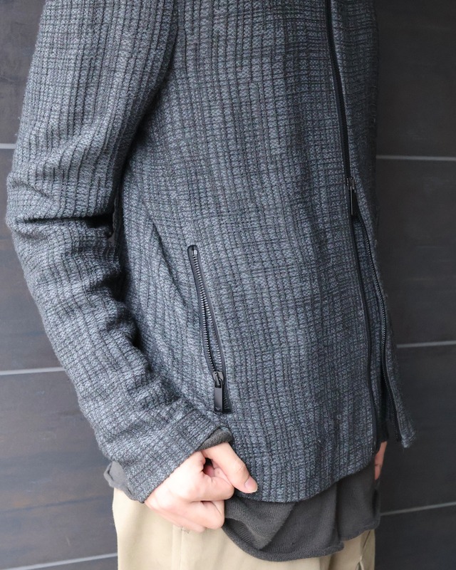 【EMPORIO ARMANI】mulch material zip up jacket