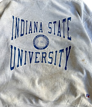 -Russell Athletic- Vintage 90s XXL Highneck Sweat INDIANA STATE UNIVERSITY