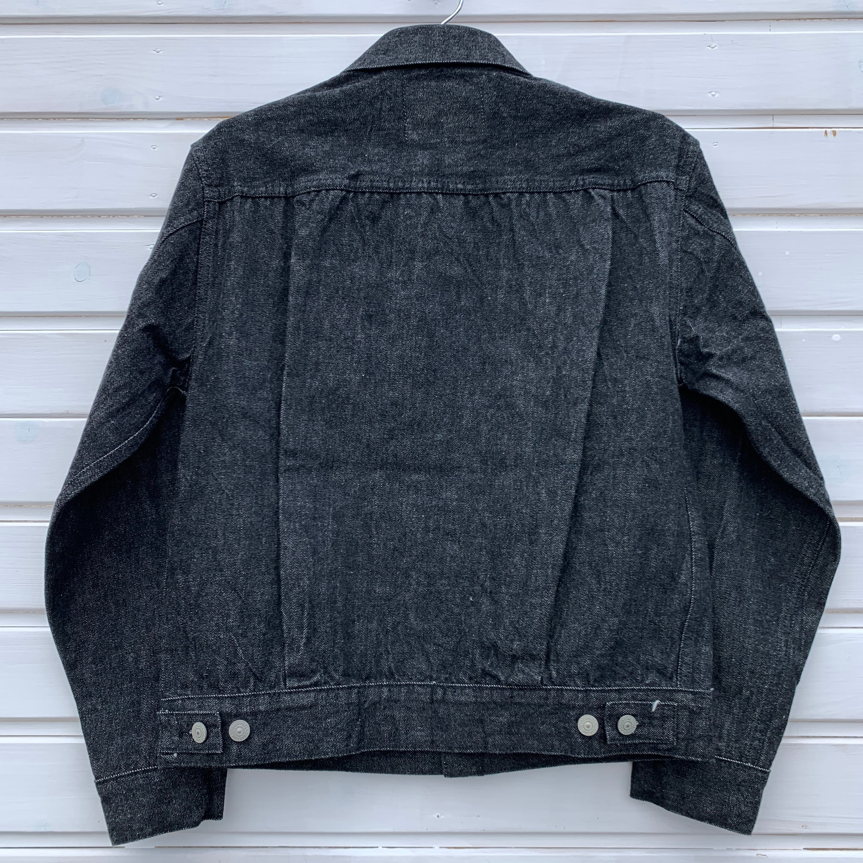 SUGAR CANE 14.25oz. BLACK DENIM JACKET 1953 MODEL | Jeans SUGAR CANE 14.25oz. BLACK DENIM JACKET 1953 MODEL | Jeans