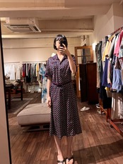 1970's~80'S HANRO SWISS製 ヴィンテージドレス