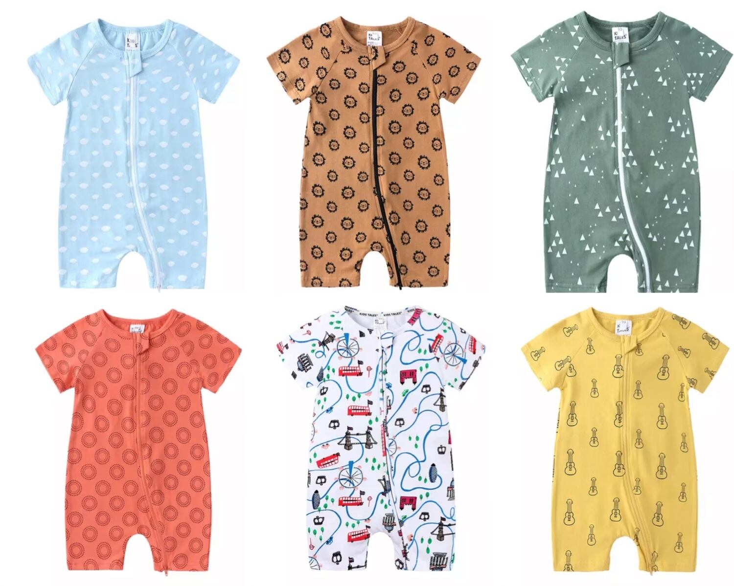 半袖ロンパース / 女の子 / 男の子 / 〜24ヶ月( A〜F )