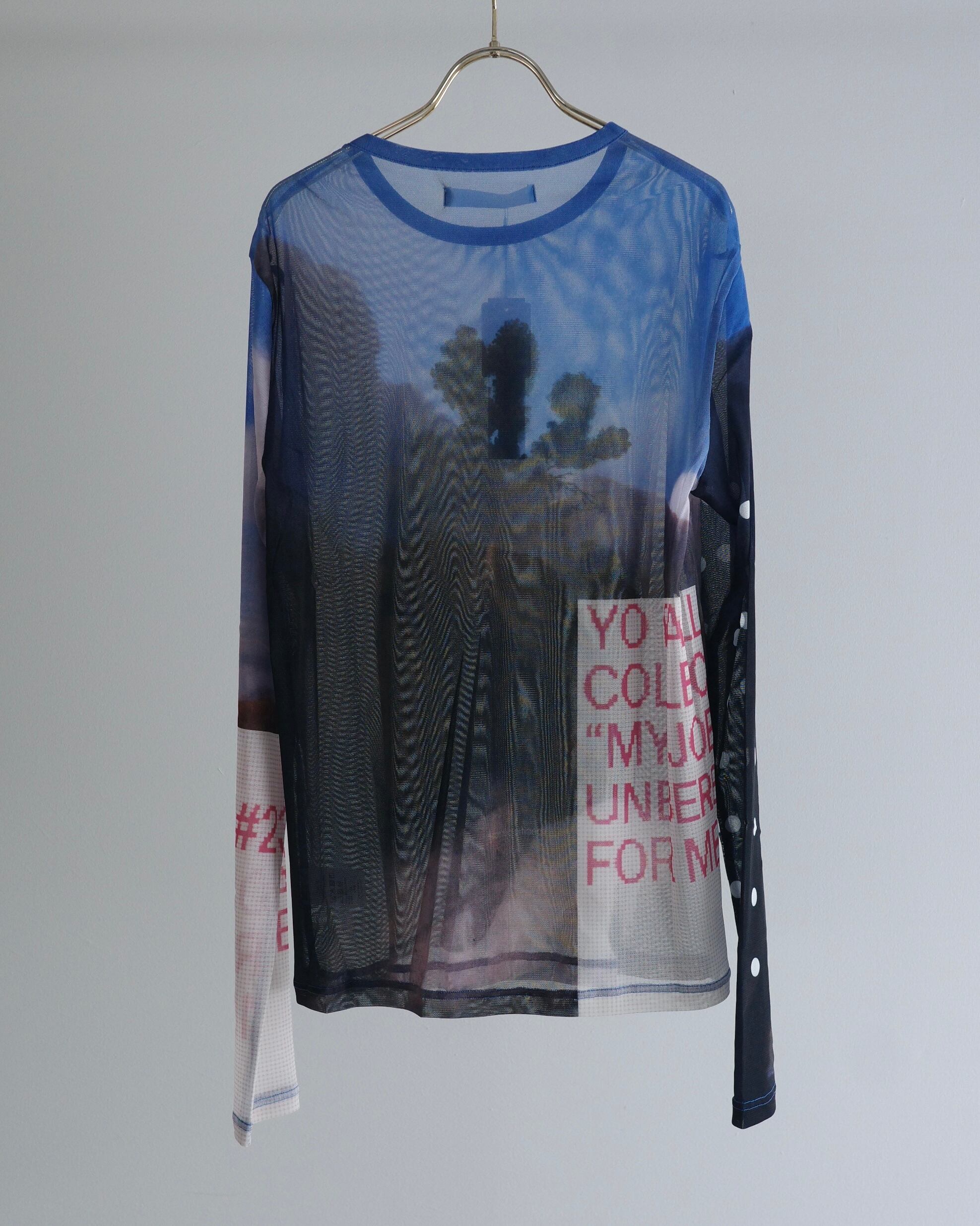 YOHEI OHNO / Graphic Mesh Top / 38 (unisex size ) | LA VILLA ROUGE