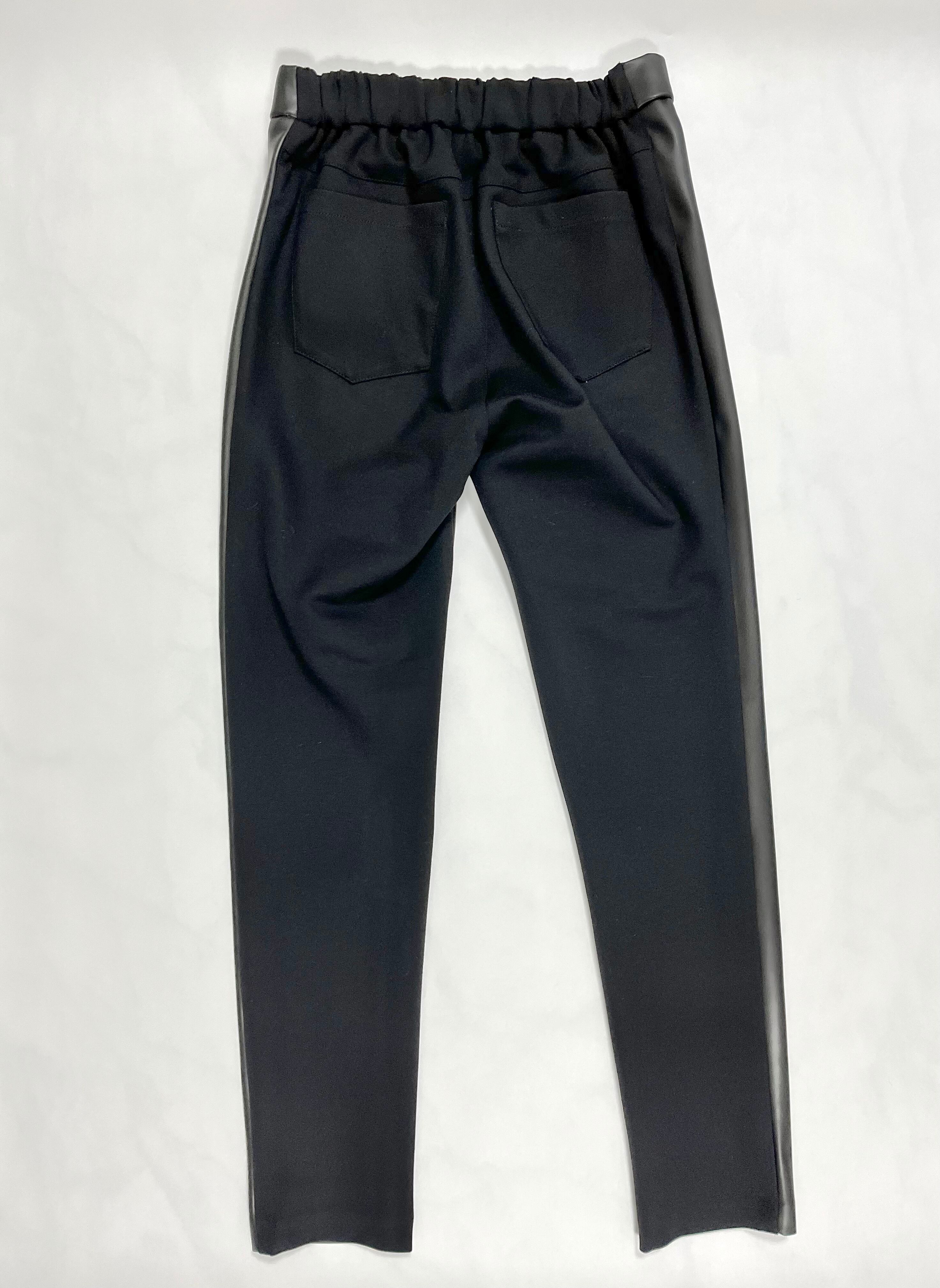 【日本製】【リクエスト追加】エコレザーハイブリッドパンツ