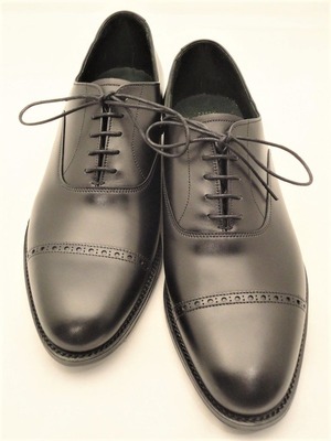 Joseph Cheaney  / WILBARSTON /  Punched Cap Toe Shoes / Black