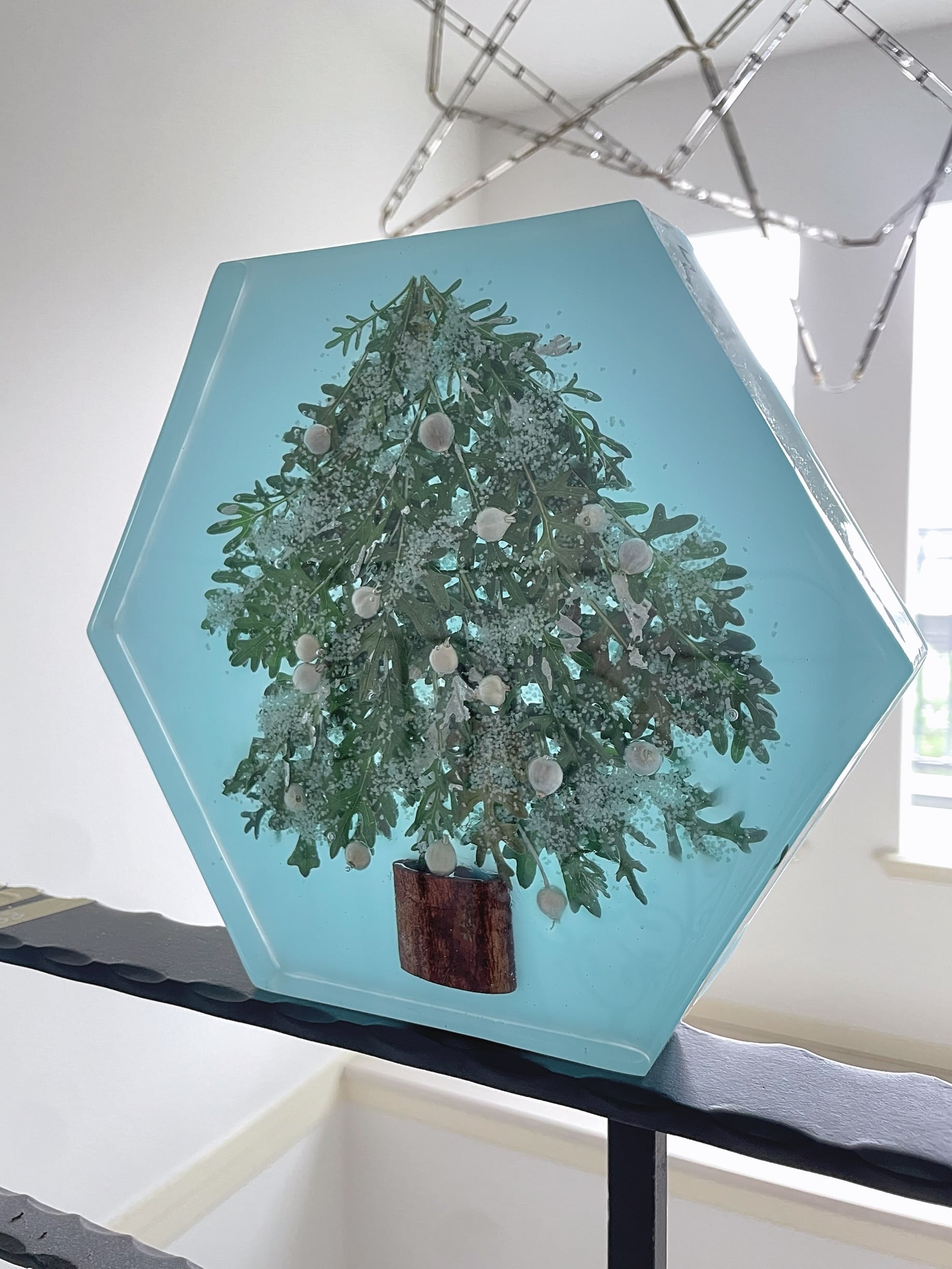 magical tree objet ❉ 光る魔法のツリー オブジェ レジン ドライ