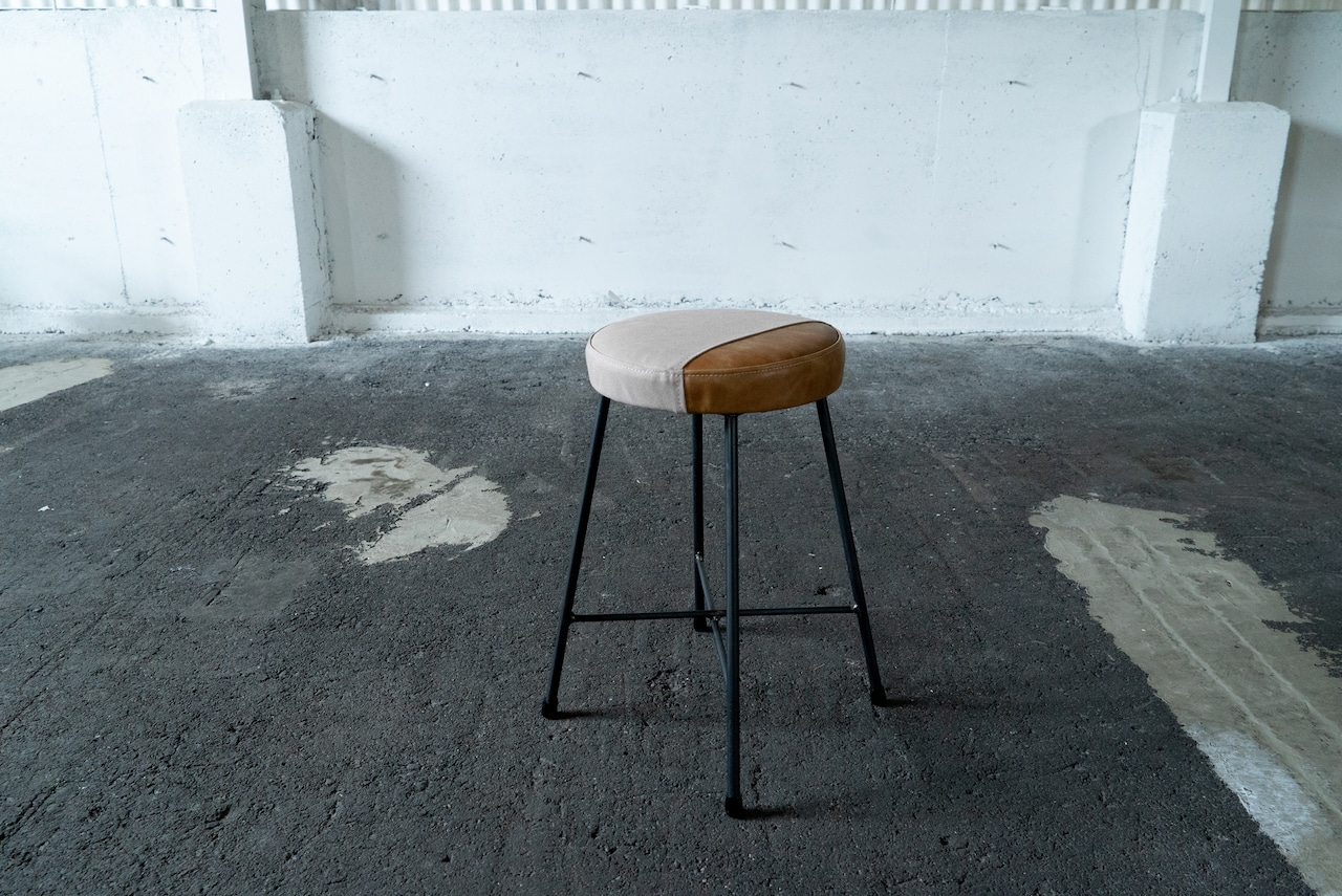 TWO TONE STOOL -LOW-/スツール/H430mm/送料無料(北海道・沖縄・離島除く)