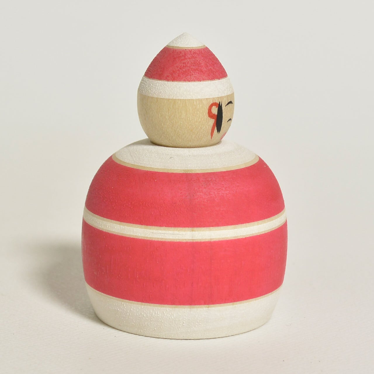 クリスマスえじこちゃんこけし 約1.5寸 約4.5cm 鈴木明 工人（作並系