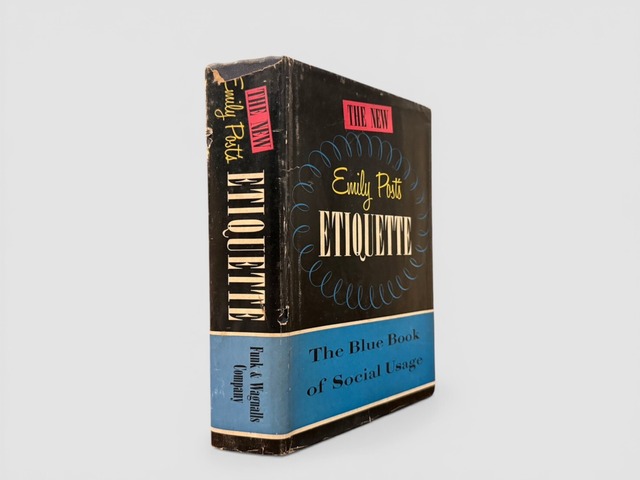 【SN067】【NINTH EDITION】Etiquette: The Blue Book of Social Usage(1956) /Emily Post