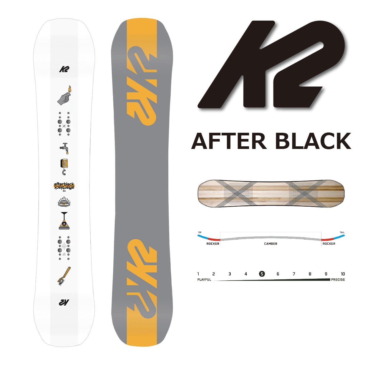 23-24年モデル K2 .『 AFTER BLACK 』. ケーツー . アフターブラック