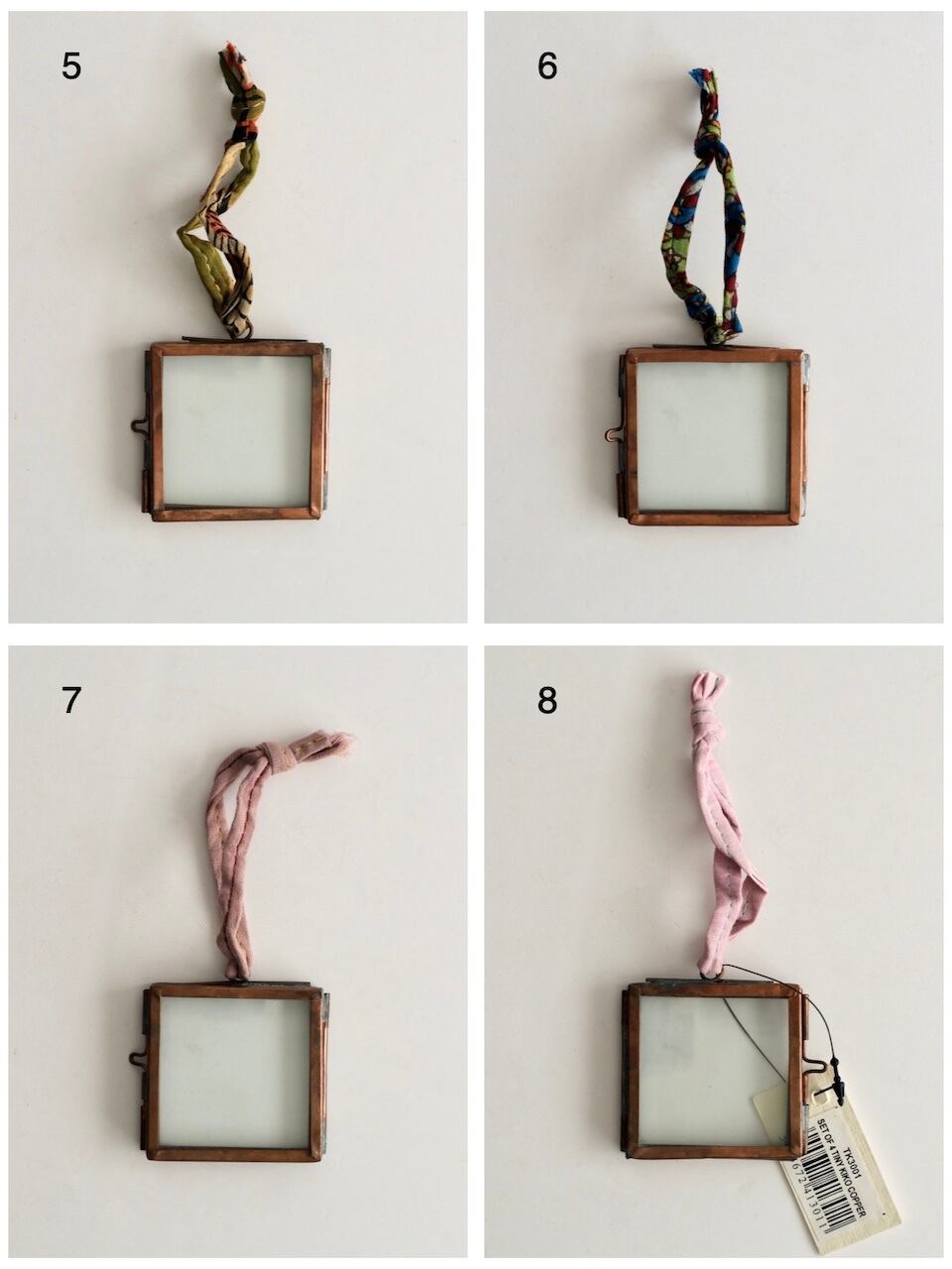 ミニフレーム 正方形 コッパー（5.5cm）｜Kiko Mini Hanging Frame