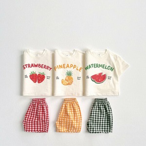 【BABY&KID】英字フルーツセットアップ