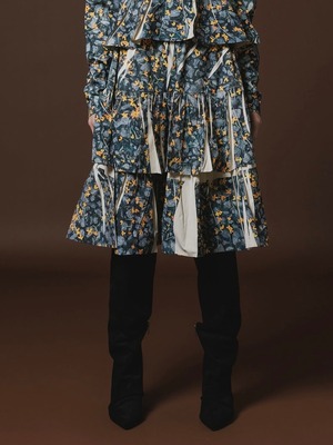 【26AW】NONTOKYO ノントーキョー / スカート / DIRECT PRINT RIB GATHER SKIRT