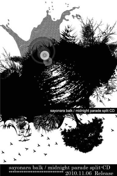 sayonara balk / midnight parade split CD | off you go recordings