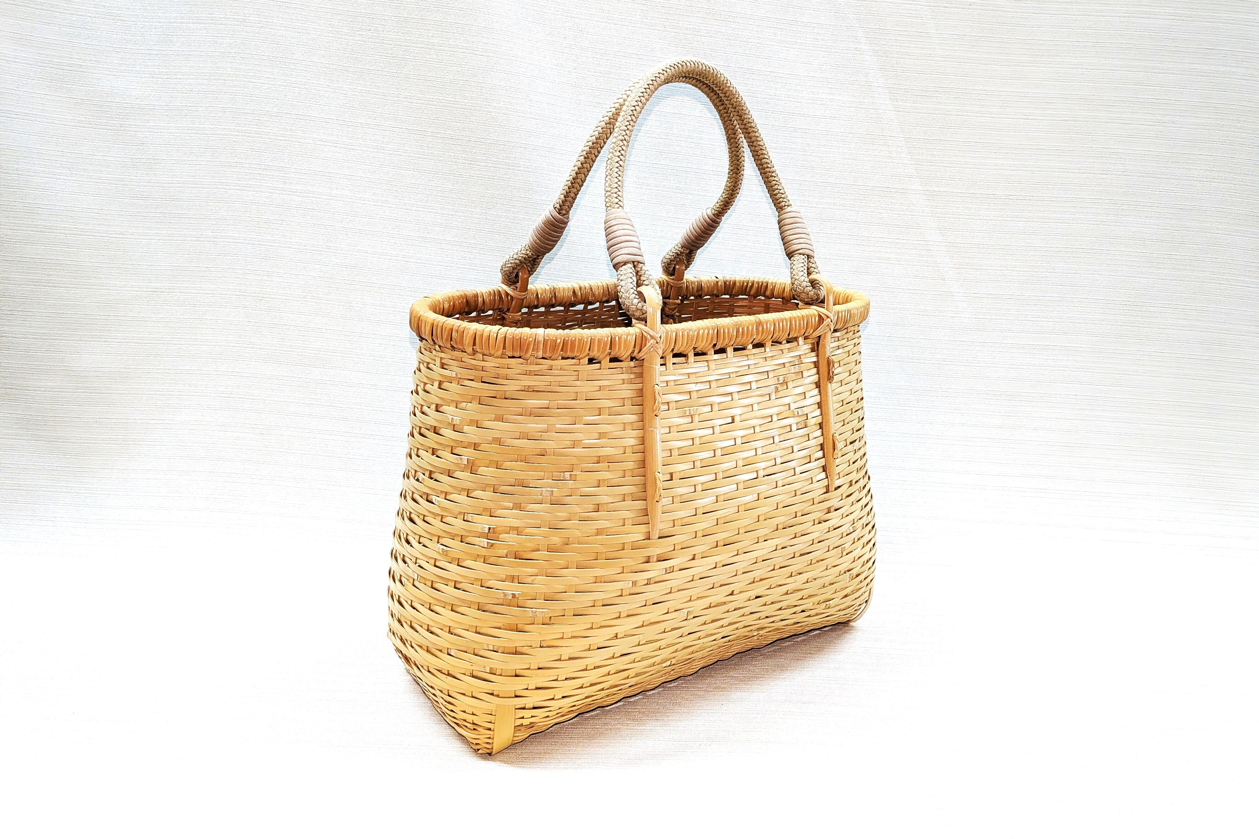 大分オンセバッグ　買物篭紐手　特大白 (No 10)