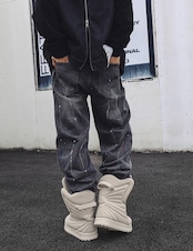【Stk101】Hightop puff boots+10cm