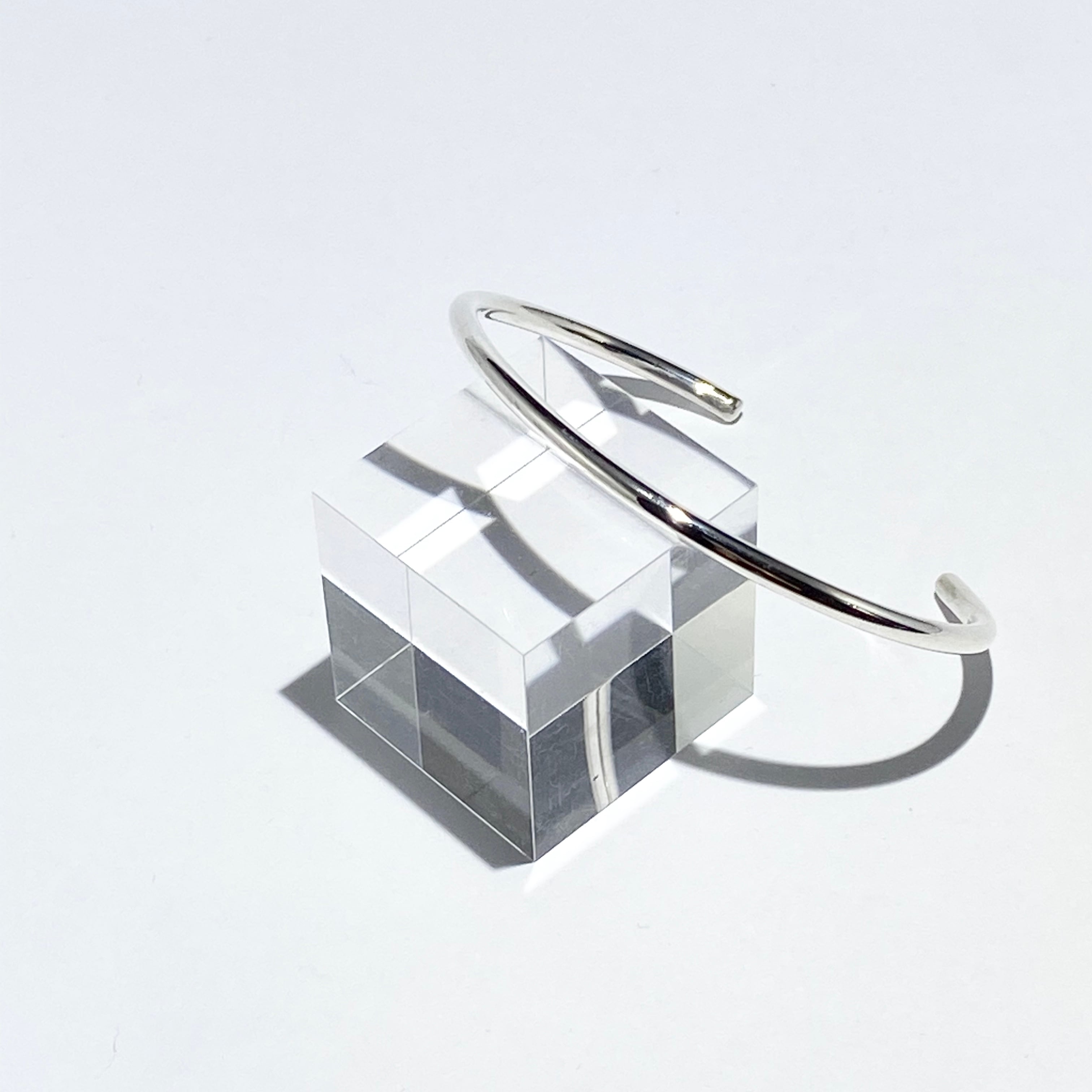 <silver925>simple bangle / round / 3mm