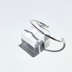 <silver925>simple bangle / round / 3mm