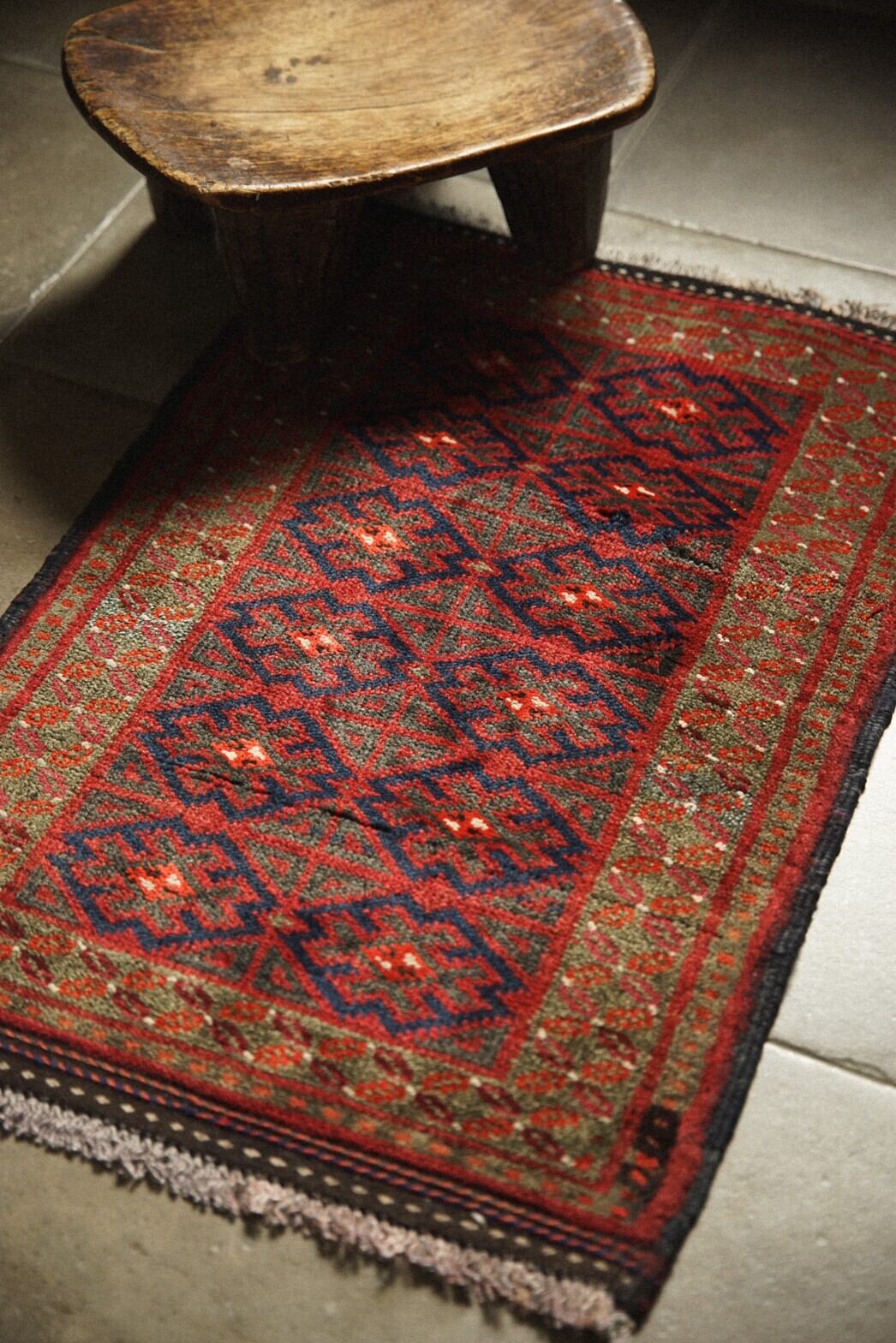 682 -Vintage Baluch rug