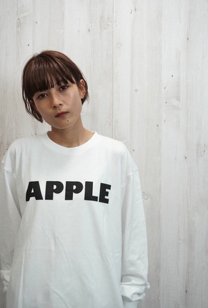 giichi AppleプリントロングTee