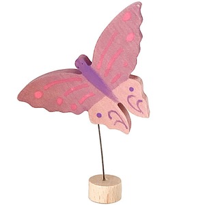 グリムスデコレーションフィギュア ピンクの蝶