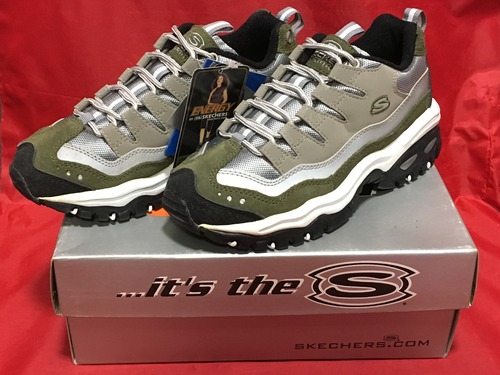 SKECHERS（スケッチャーズ） SKL2250J/GYOL W6 23cm グレー/オリーブ❷❽