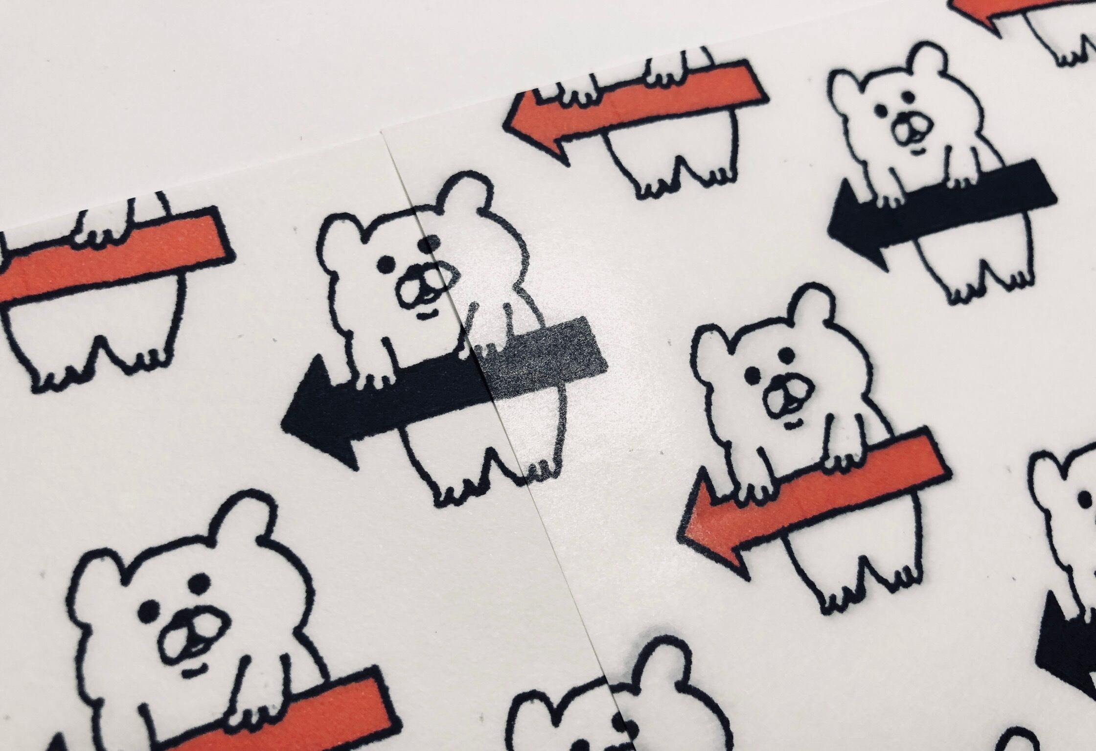 BB BEAR PAPER _ 矢印