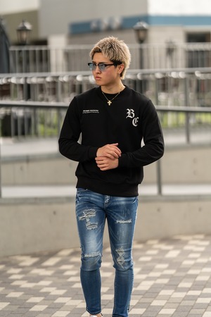 BELINDA TECHNIQUE PREMIUM SWEAT BLACK【BEL25-010】