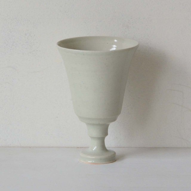 石田裕哉 白磁ゴブレット（26-022）