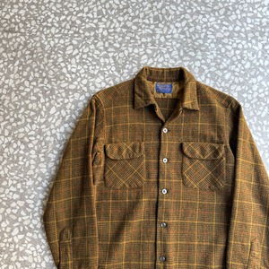 PENDLETON / 60's Wool Board Shirt sizeM
