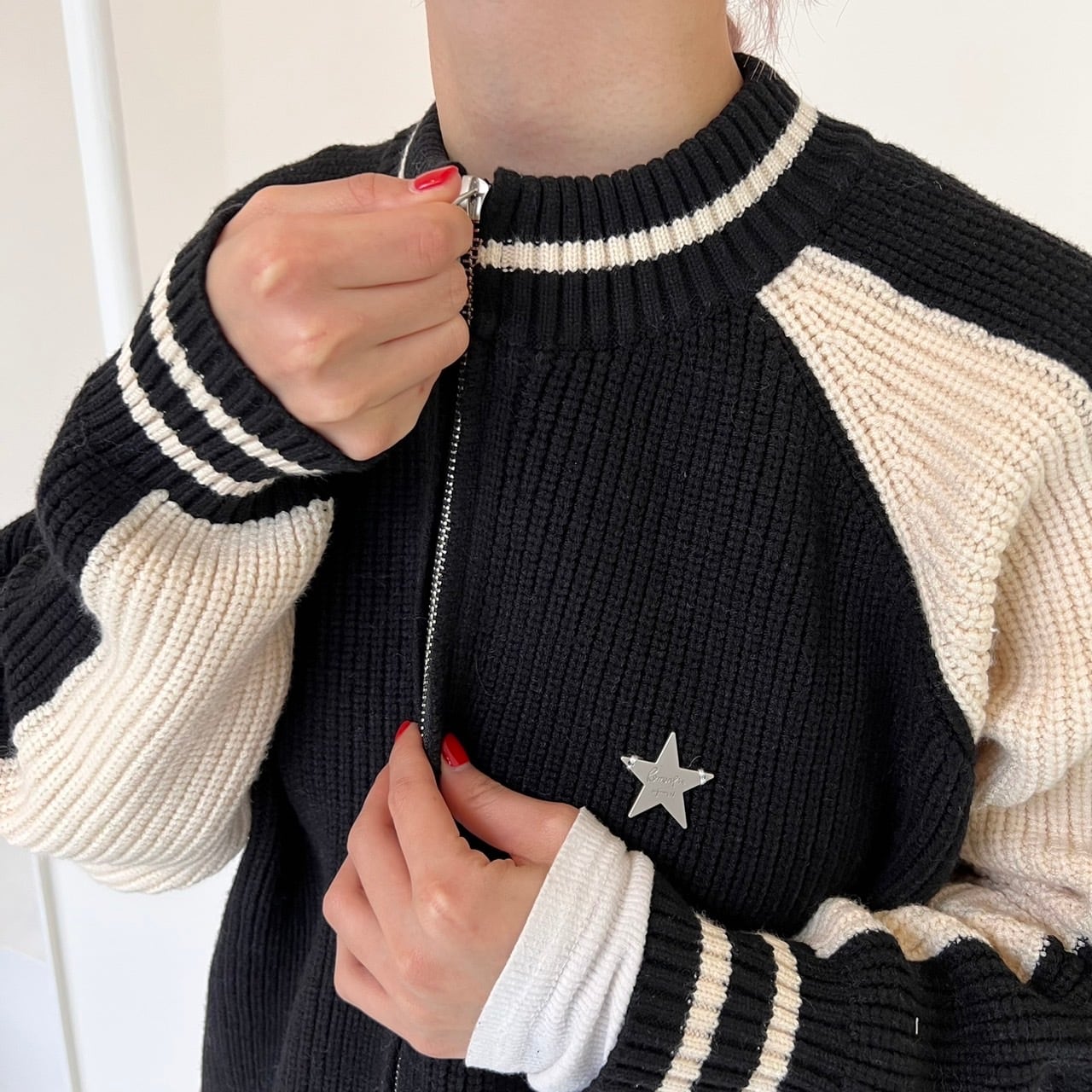 ジップニットブルゾン_LN01747 | lanan(ラナン)