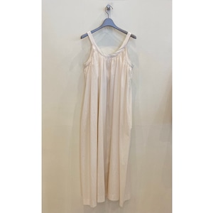 COTTON SHIRRING DRESS