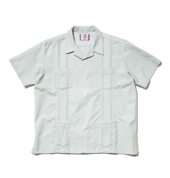 SON OF THE CHEESE サノバチーズ CUBA Shirt（GREEN）SC1910-SH17