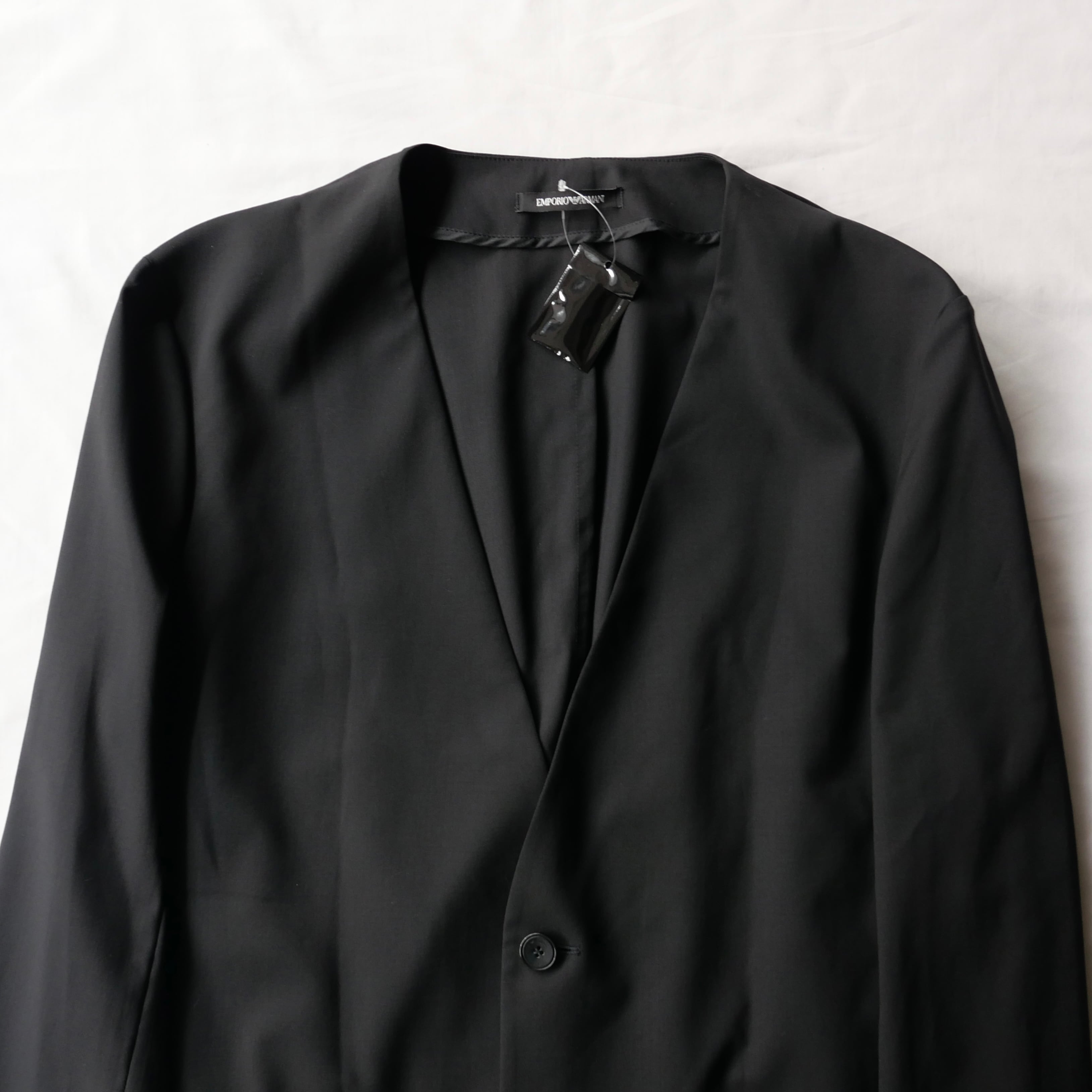 EMPORIO ARMANI ノーカラージャケット ヴィンテージ EMPORIO ARMANI NO COLLAR JACKET | safarionline