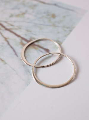 Circle Link Parts 18mm / Silver - 017