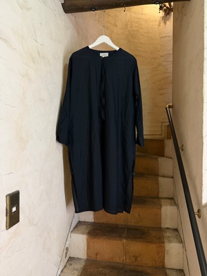 VLAS BLOMME | COTTON RAMIE LAWN KAFTAN DRESS