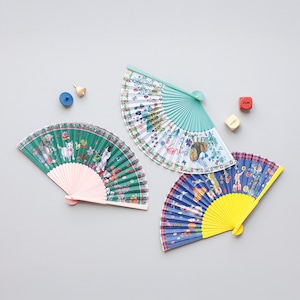 Nathalie Lete Sensu Cats/Rabbits/Circus/Jungle 扇子