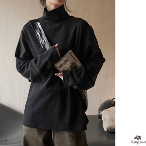 タートルネック 長袖 Tシャツ 3col M 10304