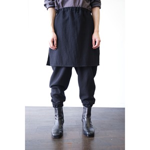 [kujaku] (クジャク) 2022-23AW nazuna pants (black)