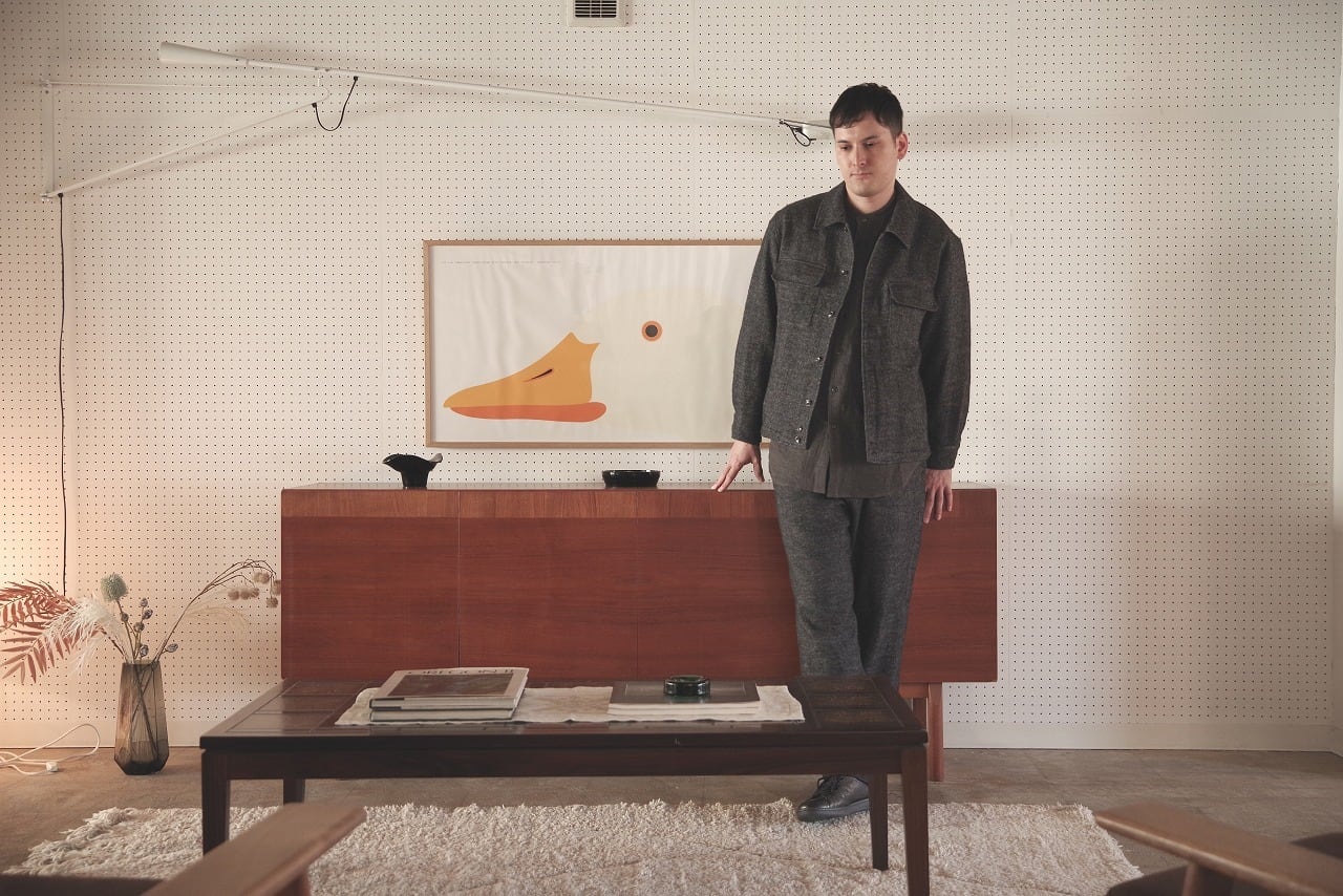 Wool Linen Tweed Shirt Jacket