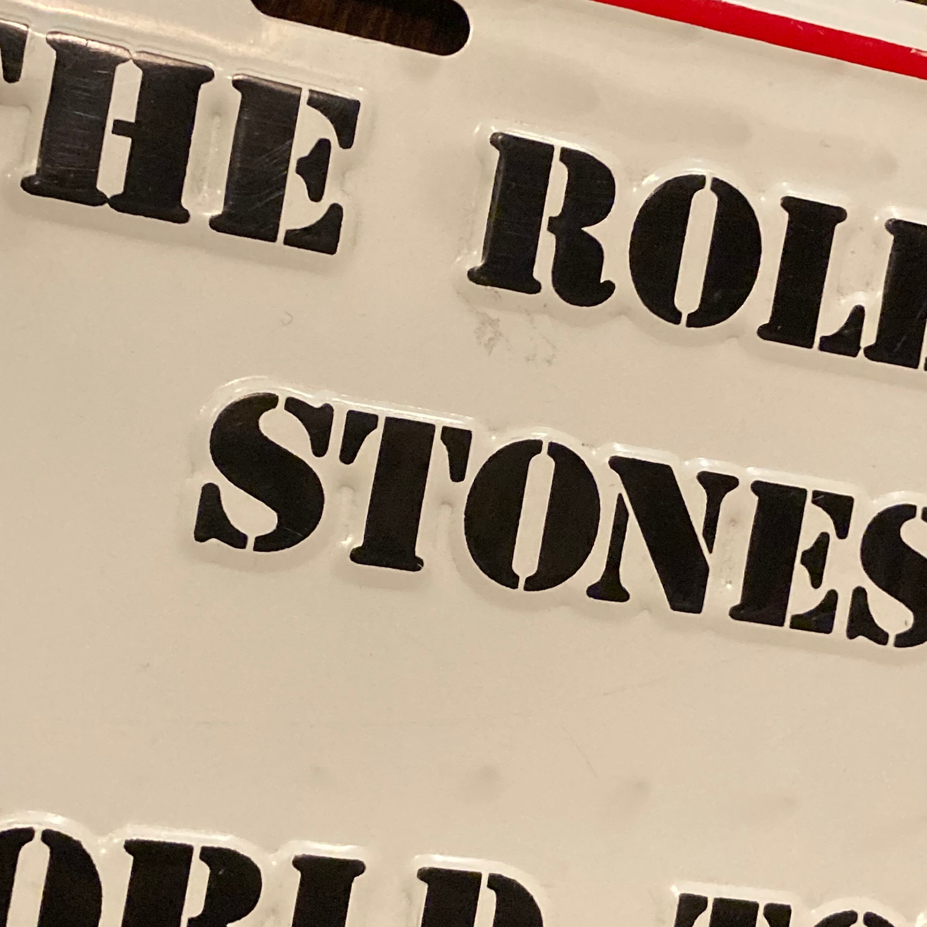 THE ROLLING STONES サインプレート 看板 ローリングストーンズ