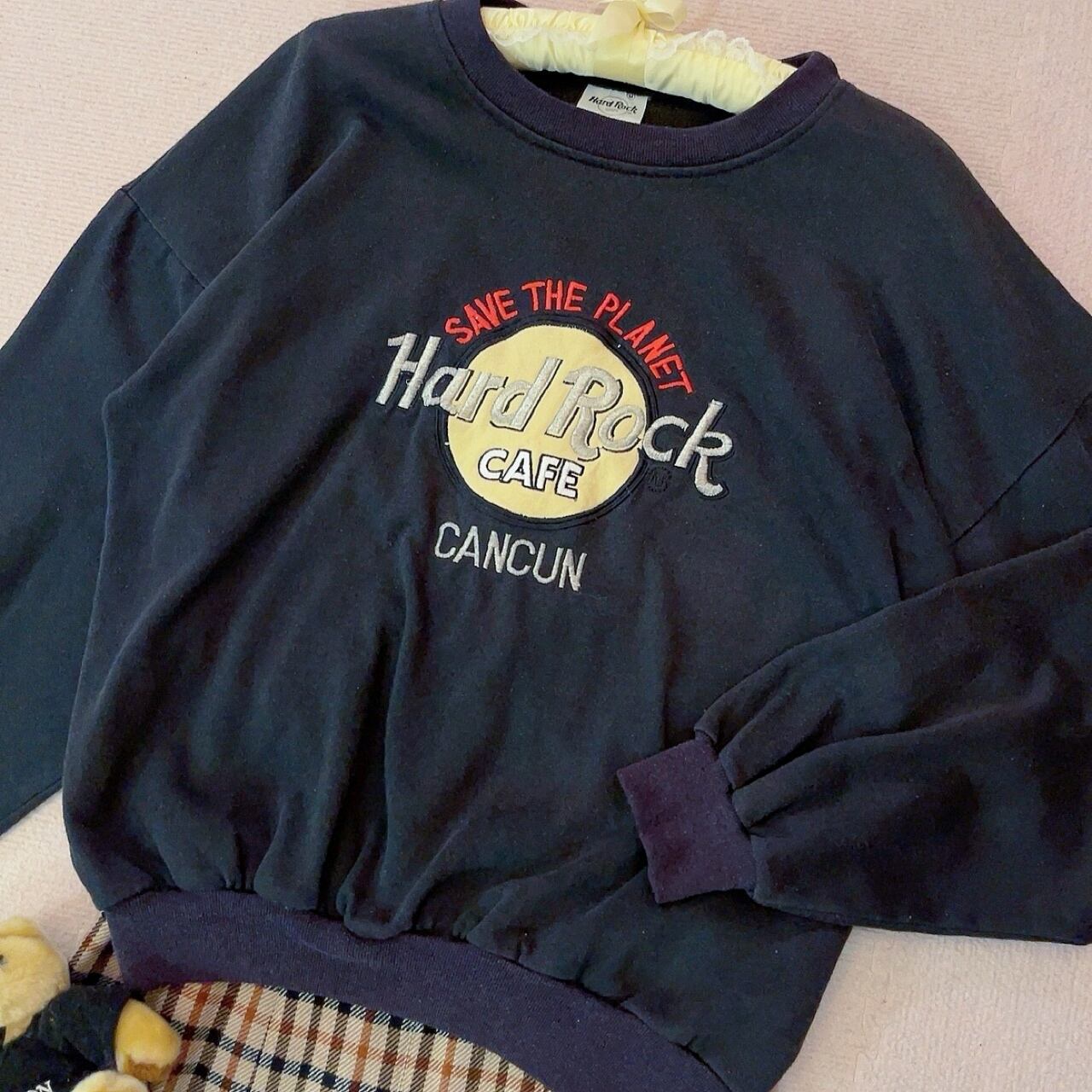 hard rock cafe logo sweat