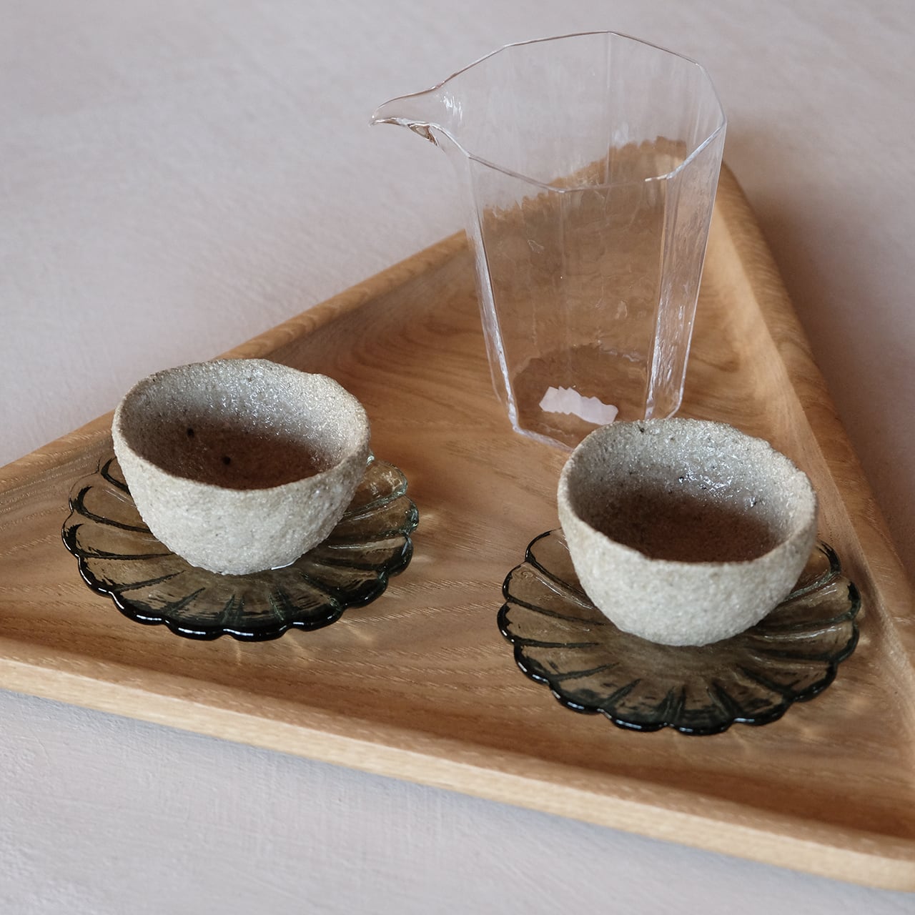 小林裕之・希 Hiroshi.Nozomi Kobayashi 豆皿 花 (blue) 7 | les trois