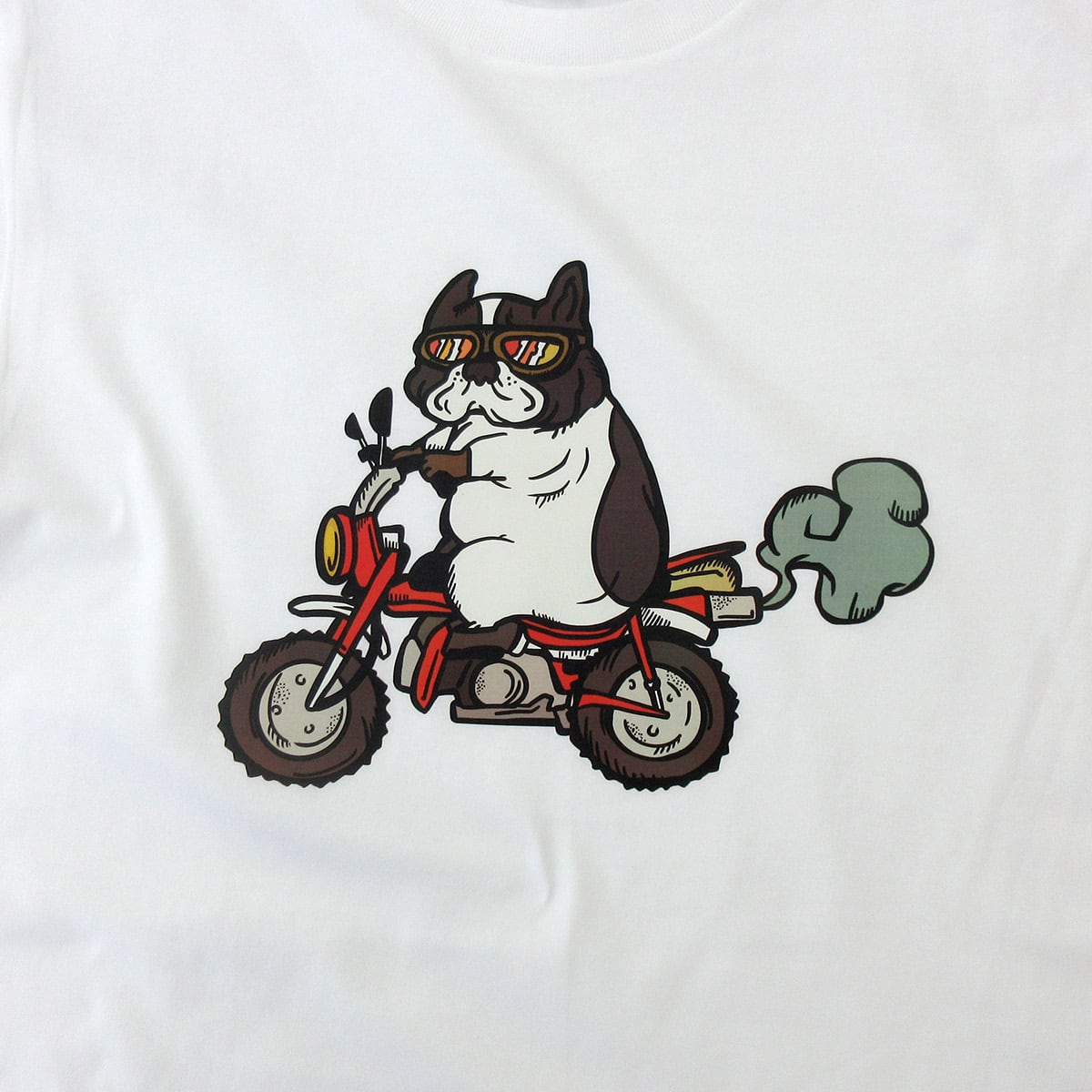 バイク フレブル 犬 Tシャツ フレンチブルドッグ dog12