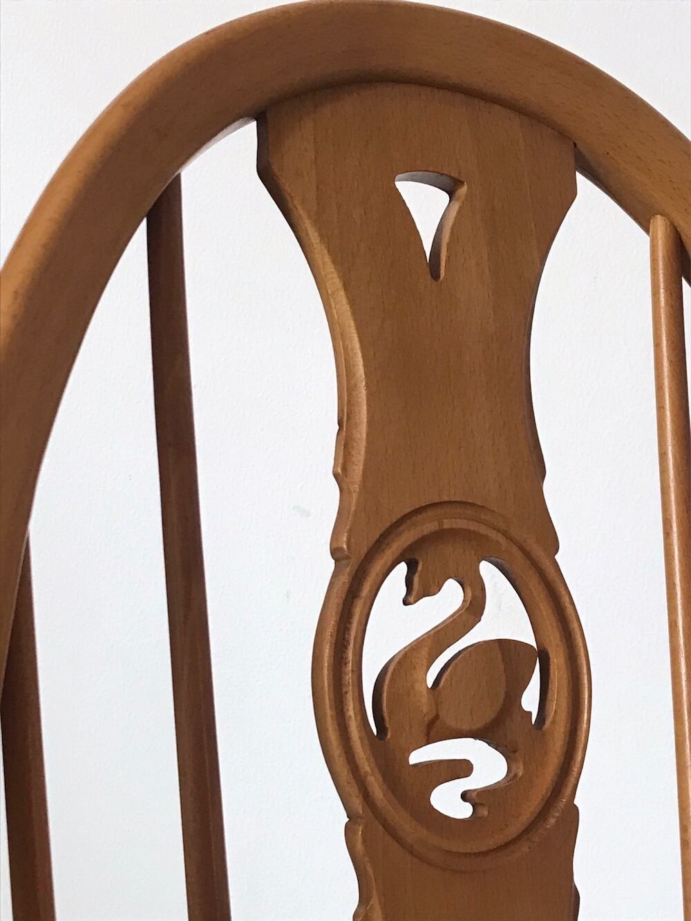 ERCOL NO.876 Swan Dining Chair スワンバックチェア | 北欧.Style＋1