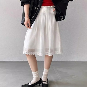 プリーツレーススカート ・21468