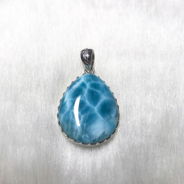 ラリマー　ペンダントトップ　P-8 ドミニカ共和国