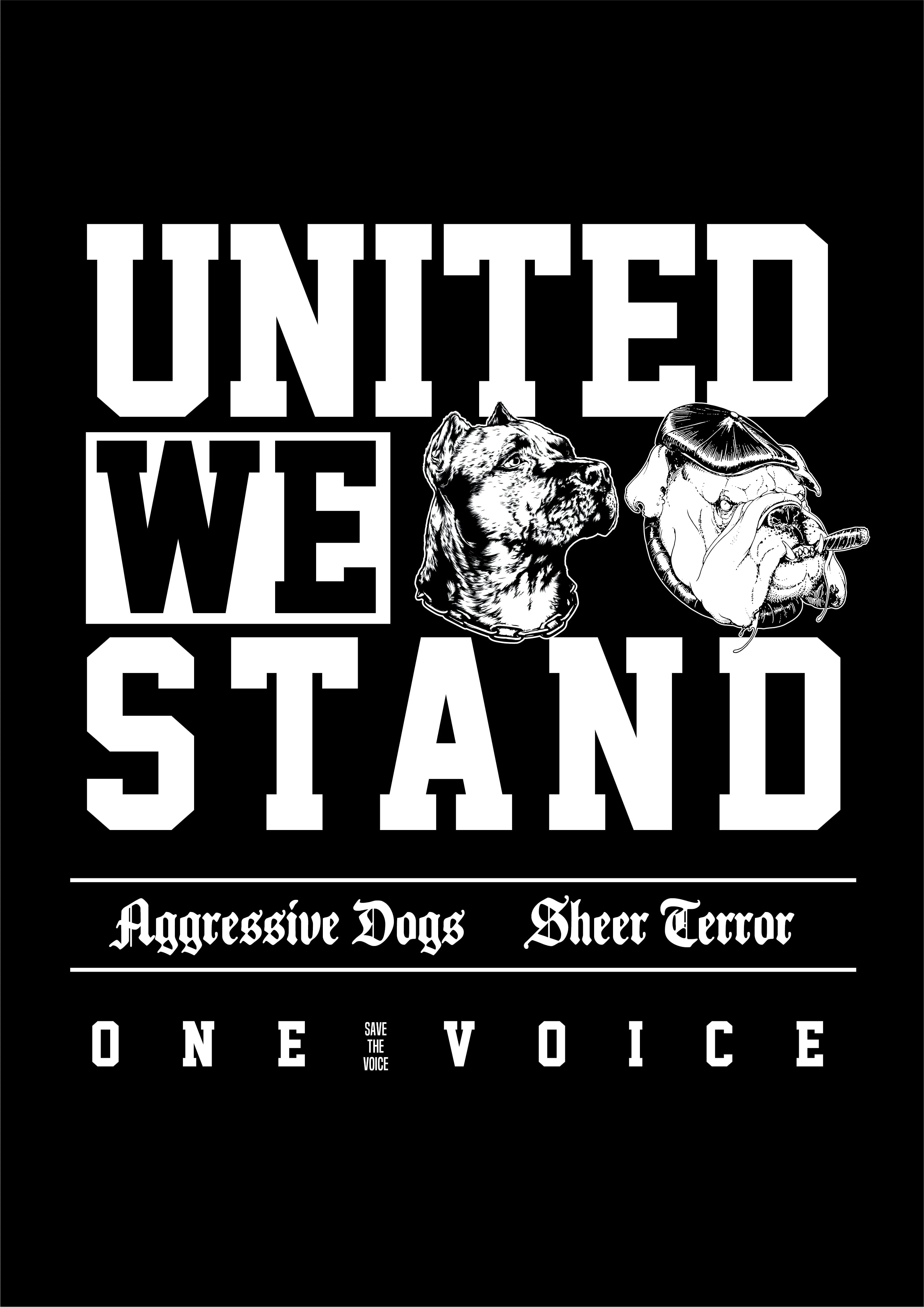 第2弾 A.DOGS & Sheer Terror_ダブルネーム Tシャツ 黒Body