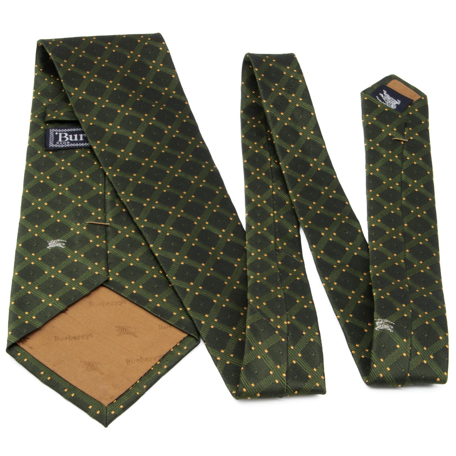 バッズマン様バーバリーBURBERRY ホースロゴ 黄ドット柄 ビジネスネクタイ バッズマン様バーバリーBURBERRY ホースロゴ 黄ドット柄