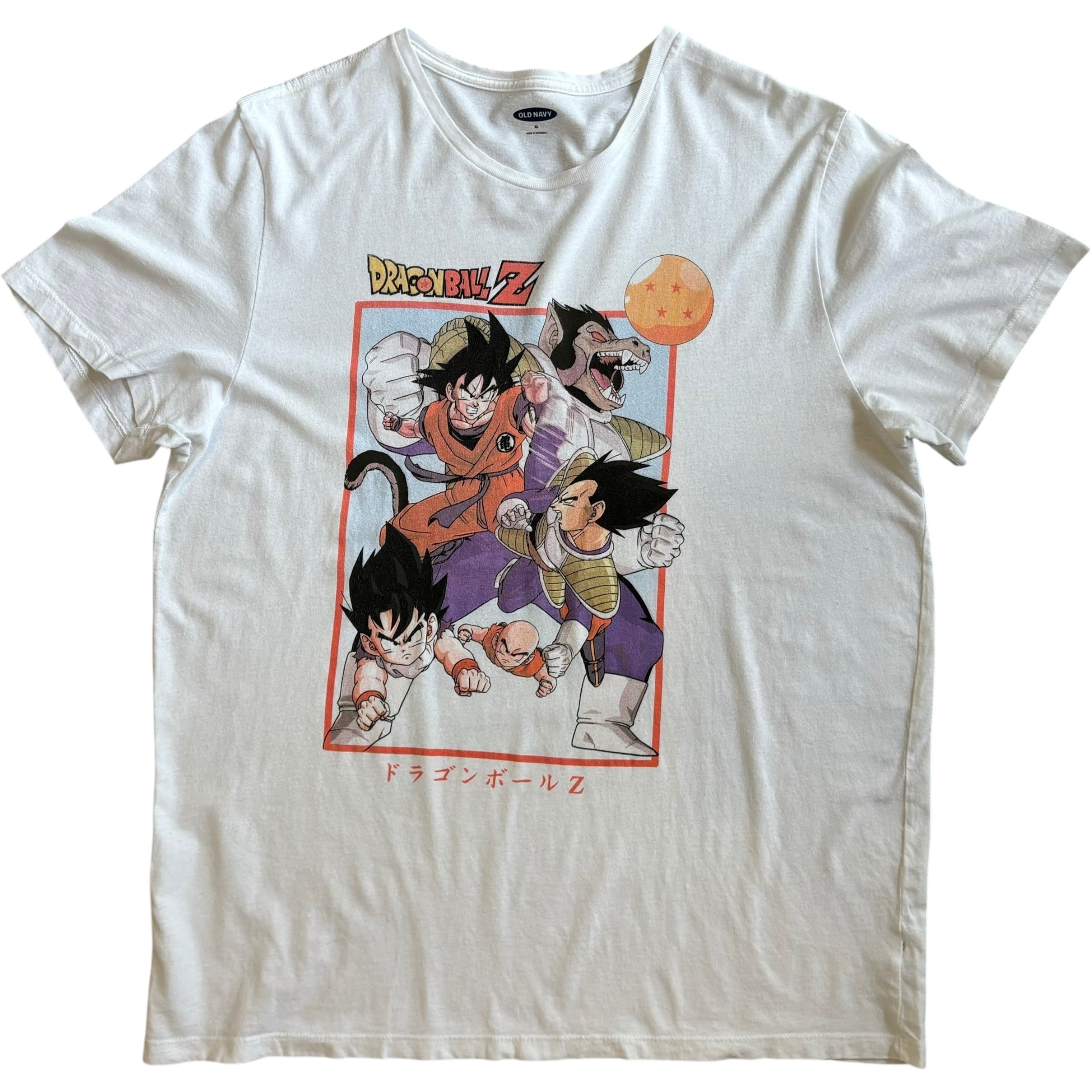 《XL》ドラゴンボールZ 悟空 vs ベジータ アニメTシャツ no.3139